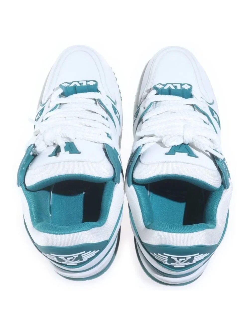 Louis Vuitton LV Trainer Maxi Sneaker LV Line Low Cut Sneakers Leather